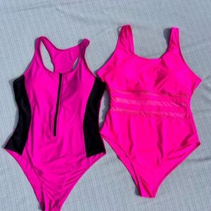 2 NWOT Cupshe one piece swimsuits XL